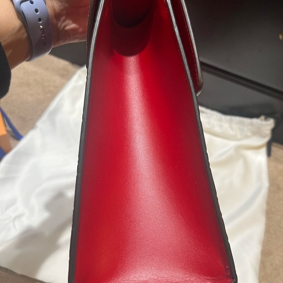 Guccissima Signature Medium Padlock Top Handle Bag Hibiscus Red. BRAND NEW - Picture 2 of 12